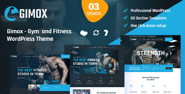 Gimox 2.8 - Gym and Fitness WordPress Theme