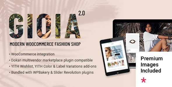 Gioia 2.4 - Modern Fashion Shop WordPress Theme