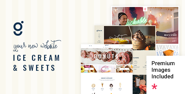 Glacé 1.1 - Ice Cream & Sweet Shop WordPress Theme