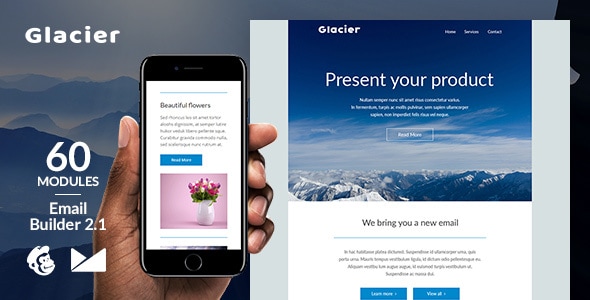 Glaice Email Template  Online Emailbuilder 2.1
