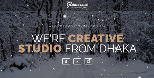 Glamorous 1.6 - Creative Intro Page