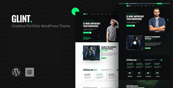 Glint 6.1.0 - Personal Portfolio WordPress Theme