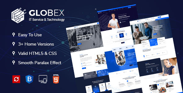 Globex  IT Solutions & Multi Services HTML5 Template