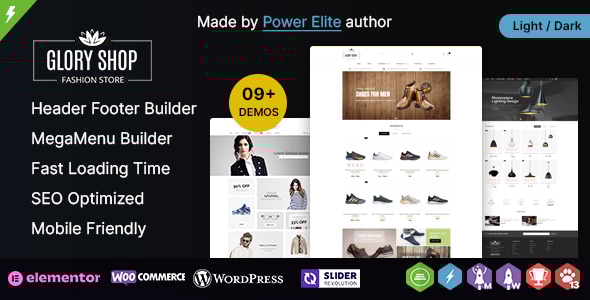 Glory Shop 3.4.0 - Multipurpose WooCommerce Theme