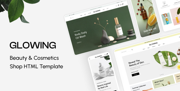 Glowing 1.0 - Beauty & Cosmetics Shop HTML Template