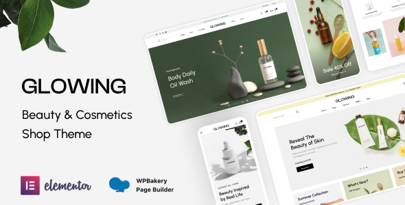 Glowing  Beauty & Cosmetics Shop Theme