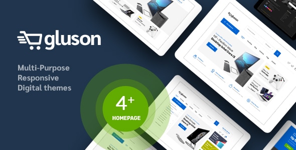 Gluson 1.0.9 - Digital Theme for WooCommerce WordPress