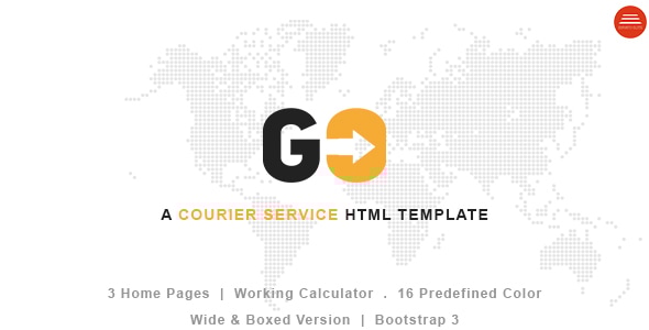 GO  A Courier & Delivery Service HTML Template