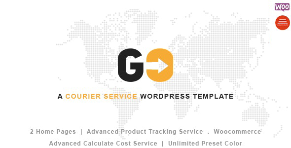 GO Courier Delivery Transport WordPress Theme
