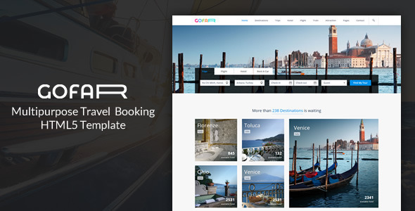 Gofar 1.1 - Multipurpose Travel Booking Template