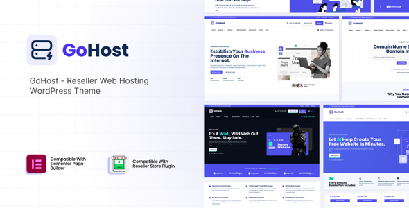 GoHost 7.4 - Reseller Web Hosting WordPress Theme