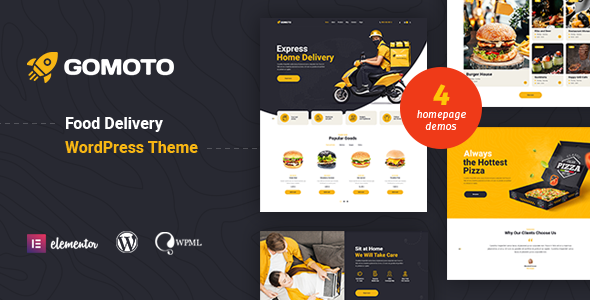 Gomoto 1.1.0 - Food Delivery & Medical Supplies WordPress Theme