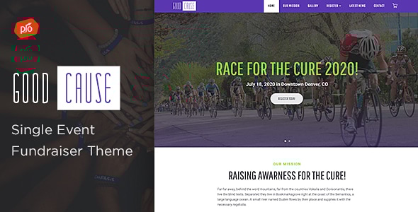 Good Cause 2.6 - A Single Event Fundraiser Theme