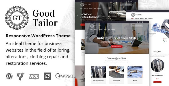 Good Tailor 6.13.0 - Fashion & Tailoring Services WordPress Theme