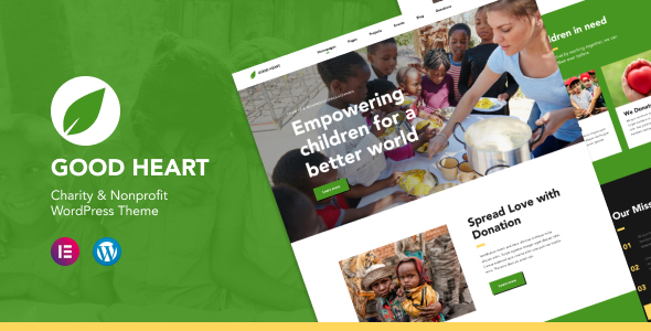 GoodHeart 1.0.3 - Charity & Nonprofit WordPress Theme