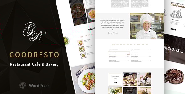 GoodResto 4.8 - Restaurant WordPress Theme  Woocommerce