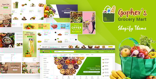 Gopher  Grocery Store Shopify Theme