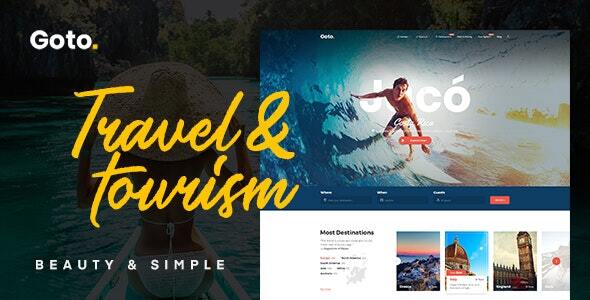 Goto 7.2 - Tour & Travel WordPress Theme