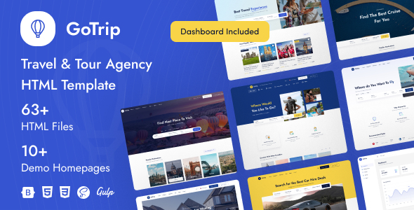 GoTrip 1.0 - Travel & Tour Agency HTML Template
