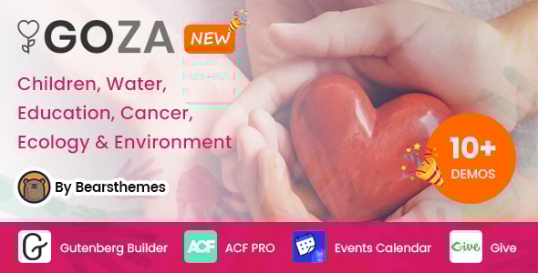 Goza - Nonprofit Charity WordPress Theme