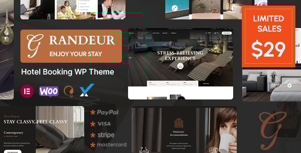 Grandeur 1.4 - Hotel Booking WordPress Theme