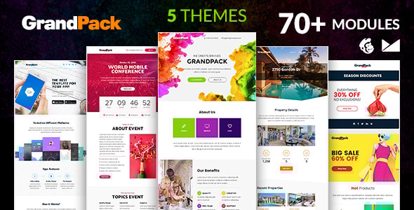 GrandPack Email Template  Online Emailbuilder 2.1