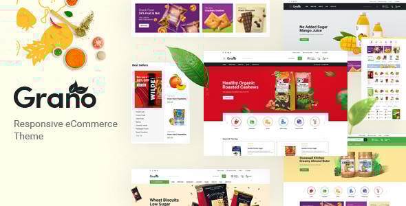 Grano 1.0.3 - Organic & Food Responsive Prestashop Theme