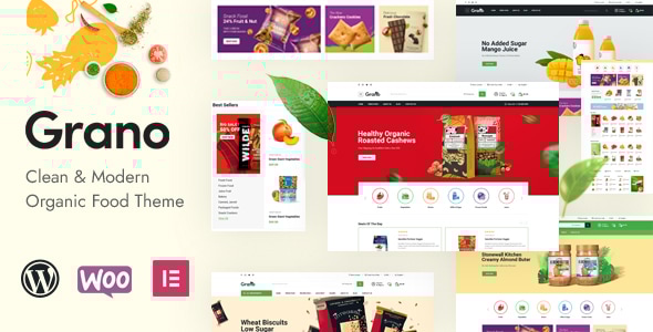 Grano 1.0.3 - Organic & Food WordPress Theme