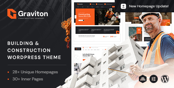 Graviton 1.0.8 - Construction WordPress Theme