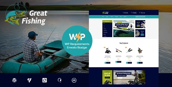 Great Fishing 1.5.11 - Fishing & Hunting WordPress Theme