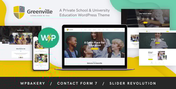 Greenville 1.3.14 - Private School College & University WordPress Theme