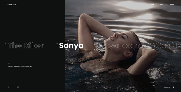 Grenada 2.9 - Creative WordPress Ajax Portfolio Showcase Slider Theme