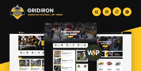 Gridiron 1.0.14 - American Football & NFL Superbowl Team WordPress Theme