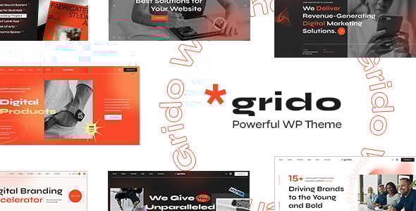 Grido 1.0.12 - Creative Multipurpose WordPress Theme