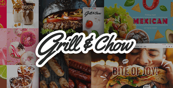 Grill and Chow 1.6.1 - Fast Food & Pizza WordPress Theme