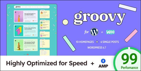Groovy 2.3.0 - Modern & Lightweight Blog for WordPress