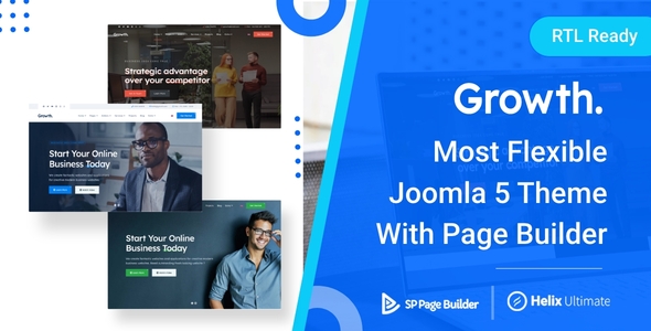 Growth 1.4 - Responsive Multi-Purpose Joomla 5 Template