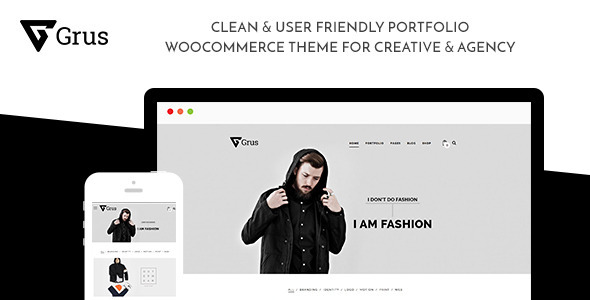 Grus 2.0.1 - Portfolio Wordpress Theme