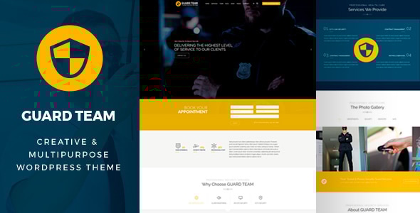 Guard Team - Security WordPress Theme