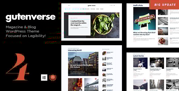 GutenVerse 4.2 - Magazine and Blog WordPress Theme