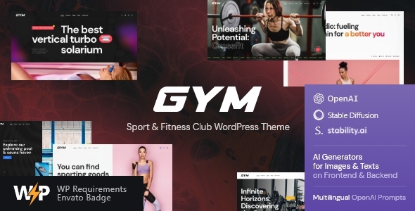 GYM 2.12 - Gym WordPress Theme