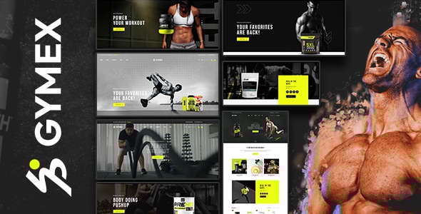 Gymex  Supplement & Nutrition WooCommerce WordPress Theme