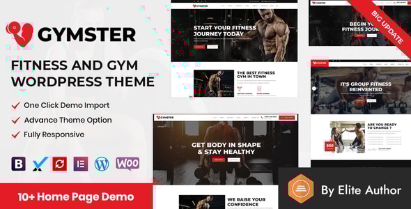 Gymster 2.2 - Fitness and Gym WordPress Theme