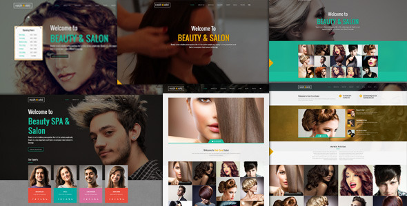 Hair Care - Responsive Salon  WordPress Theme