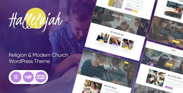 Hallelujah 1.2.11 - Religion & Church Charity WordPress Theme