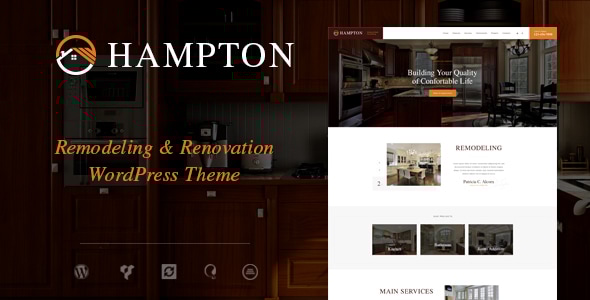 Hampton 1.3.4 - Home Design and Renovation WordPress Theme