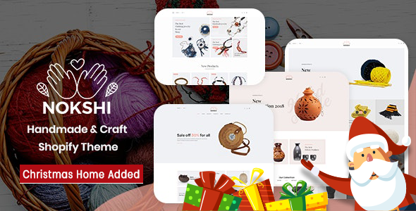 Handmade & Craft  Responsive Shopify Theme 1.1.6 - Nokshi
