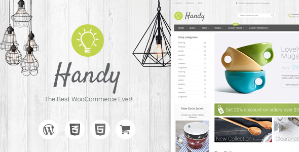 Handy 5.0.8 Handmade Items Marketplace Theme