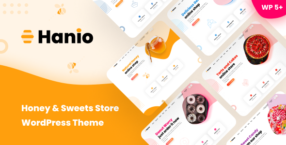 Hanio 2.07 - Honey & Sweets Store WordPress Theme