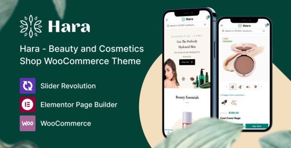 Hara 1.2.18 - Beauty and Cosmetics Shop WooCommerce Theme